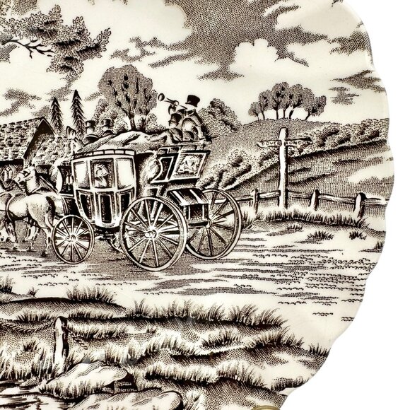 Royal Mail Fine Staffordshire Ironstone Bread Plate 6" England - Picture 3 of 8